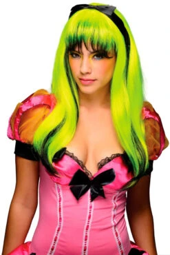 Yellow Neon Doll Rave Wig | Circus | Wigs And Hair Pieces