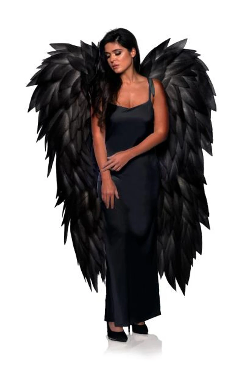 Angel Wings Full Length Black | Angels And Devils | Accessories 1 Angel Wings Full Length Black | Angels And Devils | Accessories
