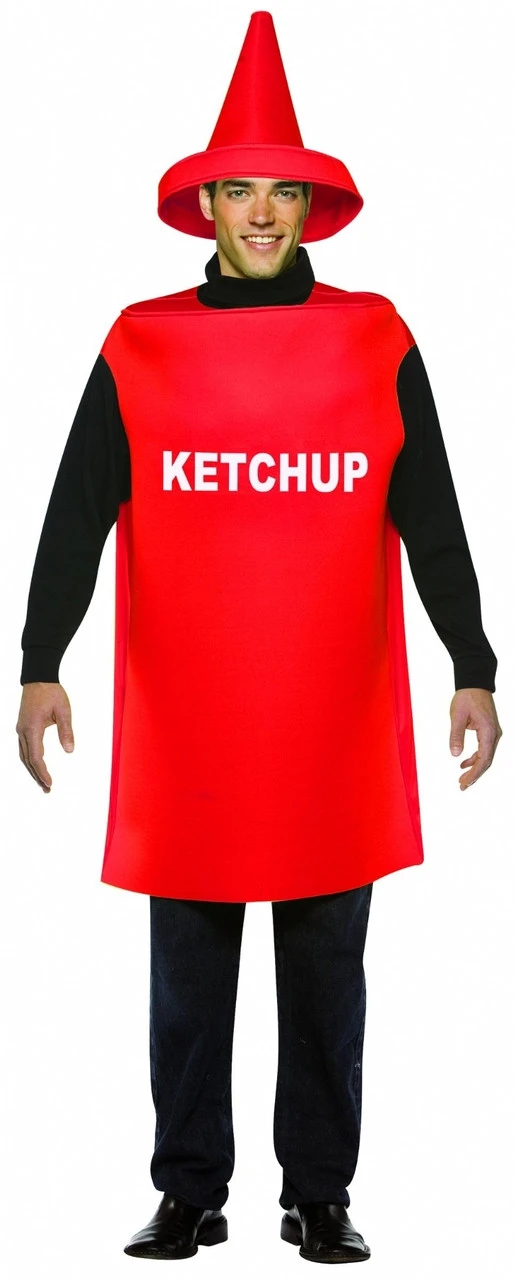 Ketchup Bottle Costume | Food | Mens Costumes 1 Ketchup Bottle Costume | Food | Mens Costumes