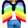 Rainbow 24 Inch Velour Wings | Pride | Accessories