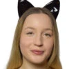 Leatherlike Cat Ears Headband | Animals | Accessories
