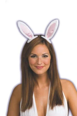 White Clip On Bunny Ears | Animals | Accessories