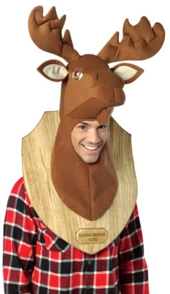 Loose Moose Head Trophy | Animals | Costume Accessories