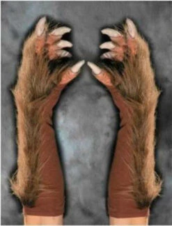 Wolf Full Action Molded Gloves | Animals | Werewolf | Accessories