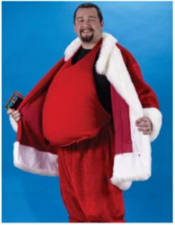 Padded Santa Belly Suit Stuffer | Christmas | Seasonal Accessories