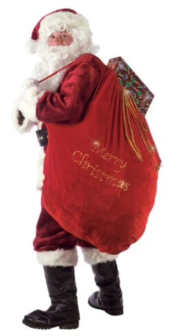 Santa Toy Sack Embroidered | Christmas | Seasonal Accessories