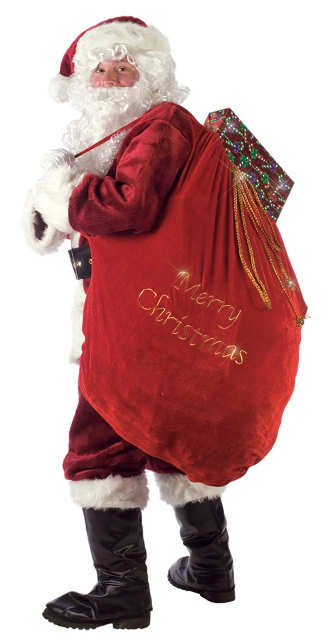 Santa Toy Sack Embroidered | Christmas | Seasonal Accessories 1 Santa Toy Sack Embroidered | Christmas | Seasonal Accessories