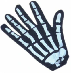 Skeleton Nylon Gloves | Halloween | Accessories