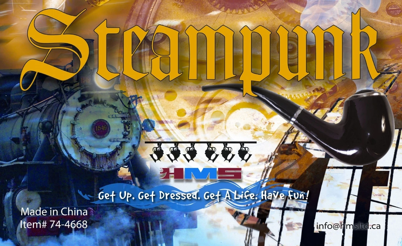 Theatrical Steampunk Pipe | Steampunk | Accessories 1 Theatrical Steampunk Pipe | Steampunk | Accessories