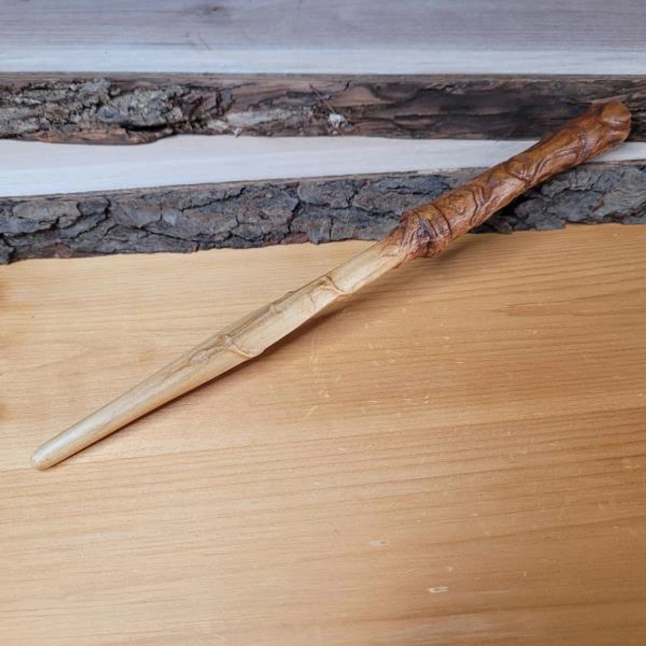 Poplar Wand 11in | Fantasy By Numbers | Artisan Crafted Items 1 Poplar Wand 11in | Fantasy By Numbers | Artisan Crafted Items
