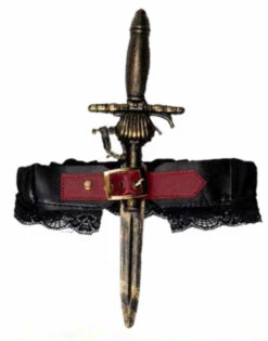 Pirate Thigh Holster Garter With Knife | Pirates | Accessories