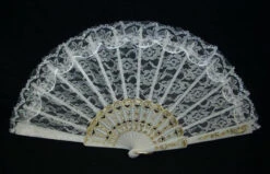 Lace Fan White | 1920s | Accessories