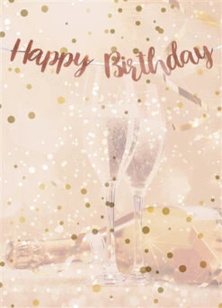 Happy Birthday Rose Gold Letter Banner | Novelty | Accessories