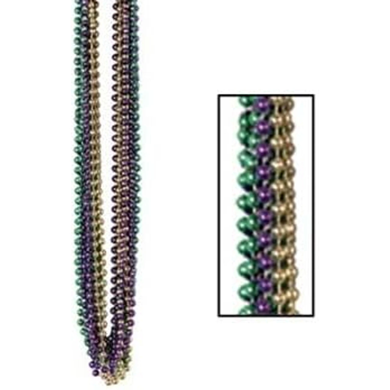 Mardi Gras Party Beads 12 Pack | Mardi Gras | Accessories 1 Mardi Gras Party Beads 12 Pack | Mardi Gras | Accessories