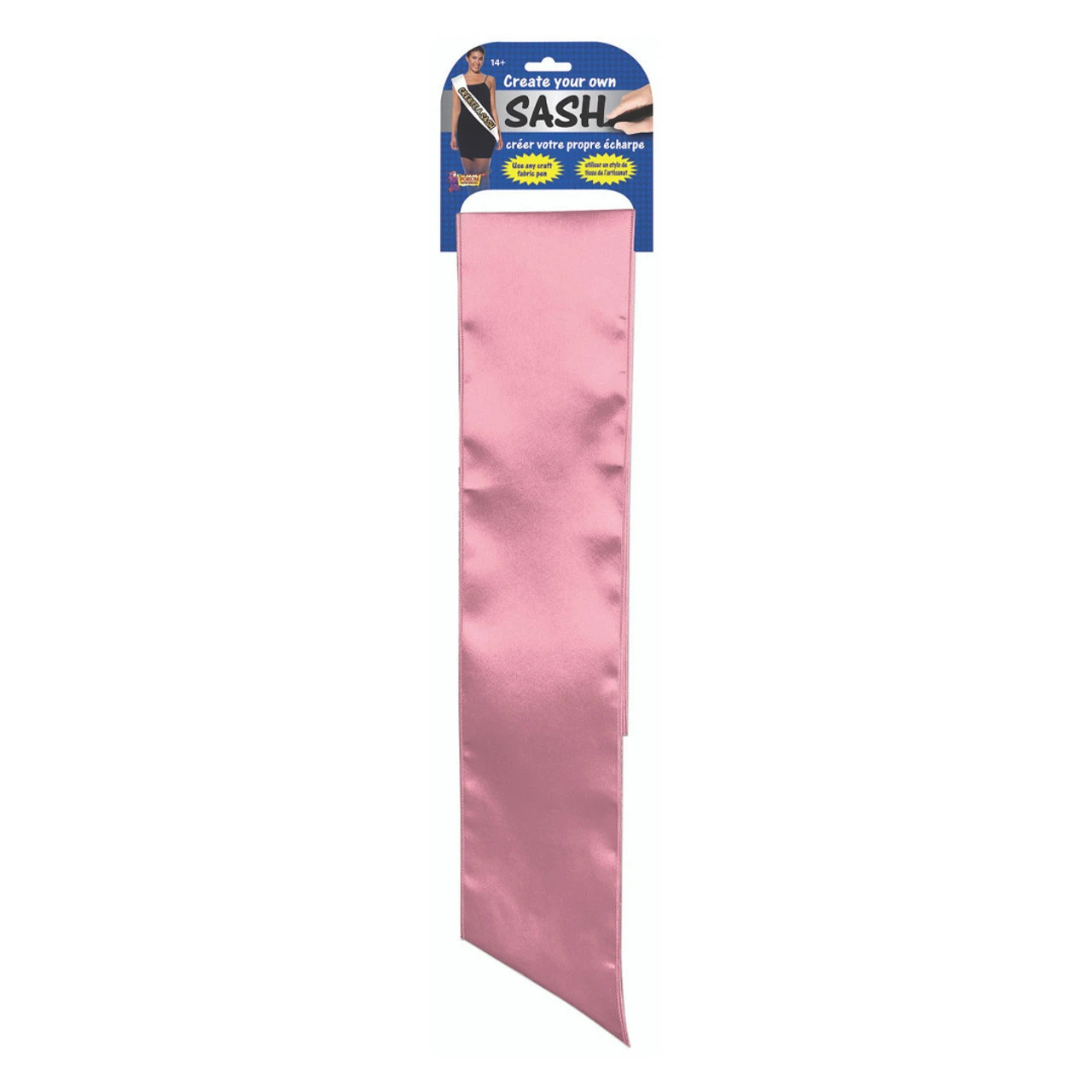 Pink Do-It-Yourself Sash | Novelty | Accessories 1 Pink Do-It-Yourself Sash | Novelty | Accessories