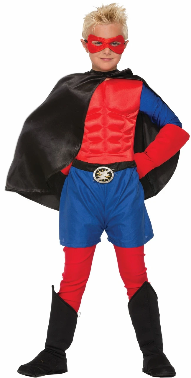 Childrens Black Superhero Boot Tops | Costume Accessories | Accessories 1 Childrens Black Superhero Boot Tops | Costume Accessories | Accessories