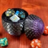Medium Dusky Obsidian Dragon Egg | Fantasy By Numbers | Artisan Crafted Items