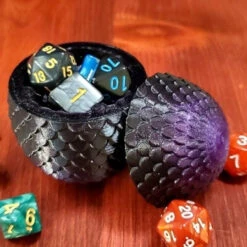 Medium Dusky Obsidian Dragon Egg | Fantasy By Numbers | Artisan Crafted Items