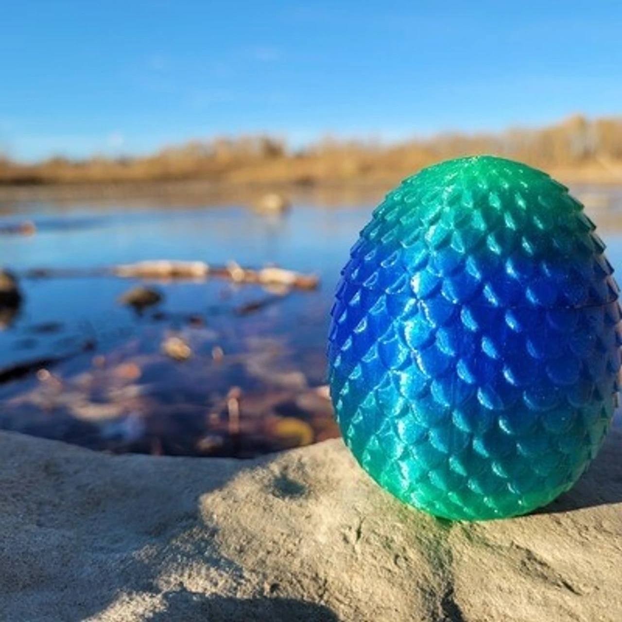 Large Sea Serpent Dragon Egg | Fantasy By Numbers | Artisan Crafted Items 1 Large Sea Serpent Dragon Egg | Fantasy By Numbers | Artisan Crafted Items