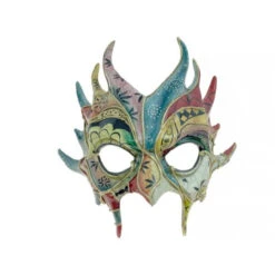 Venetian Mosaic Goblin Devil Mask | Masquerade Masks