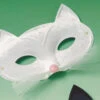 Alley Cat Eye White Mask | Masquerade | Accessories