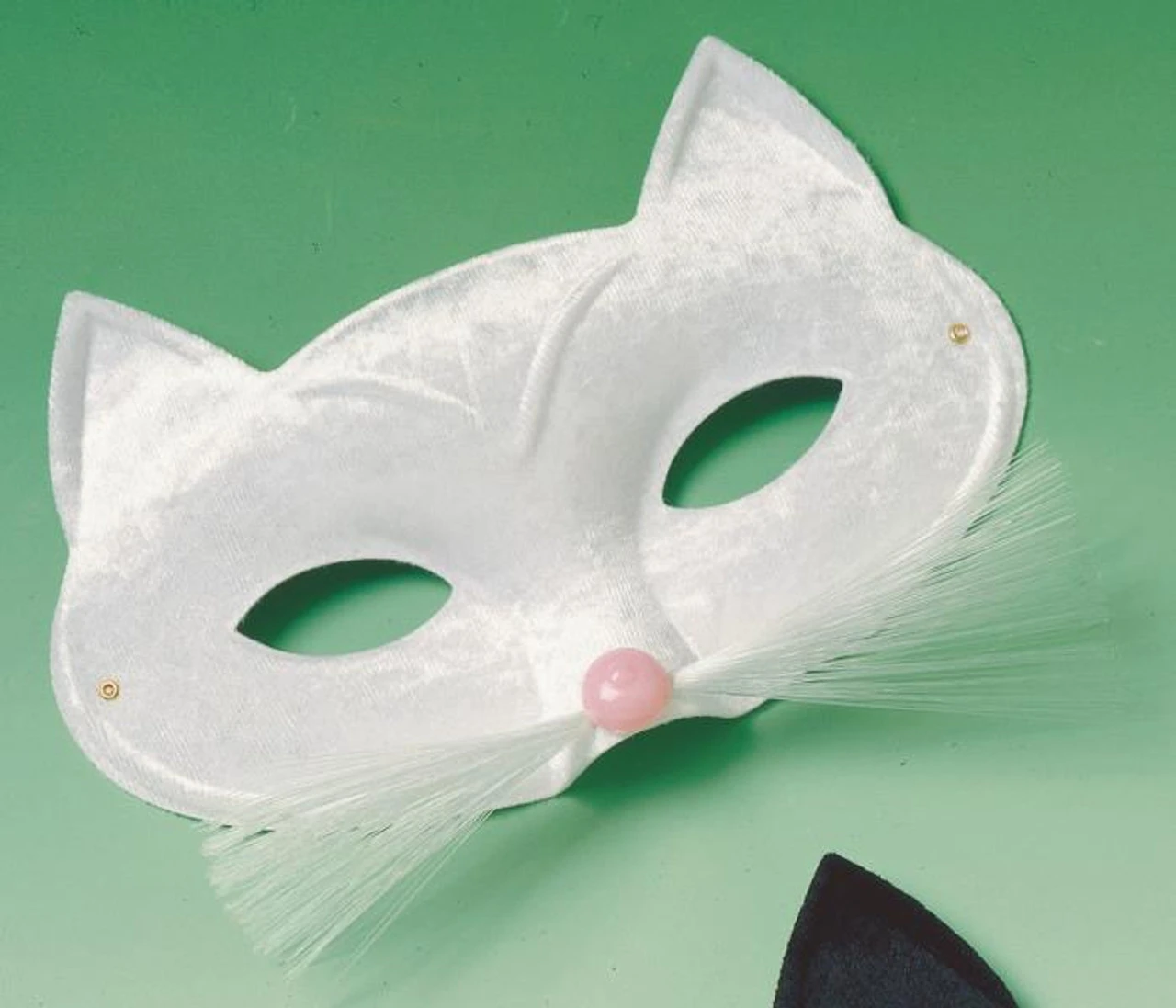 Alley Cat Eye White Mask | Masquerade | Accessories 1 Alley Cat Eye White Mask | Masquerade | Accessories