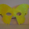 Neon Yellow Butterfly Mask | Masquerade | Accessories
