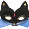 Black Cat Eye Mask WIth Whiskers | Masquerade | Accessories