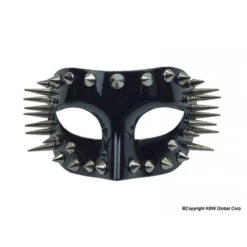 Black Punk Spiked Eye Mask | Masquerade | Accessories