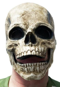 White Skull Latex Mask | Halloween | Accessories
