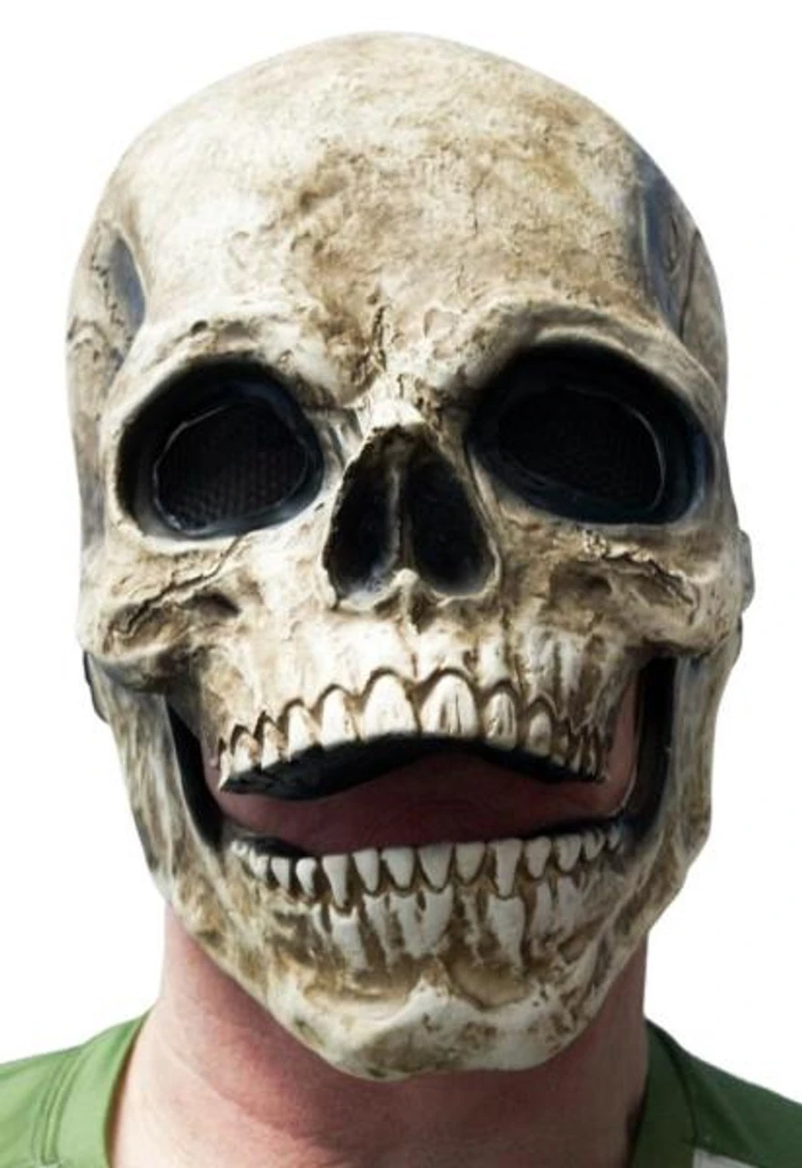 White Skull Latex Mask | Halloween | Accessories 1 White Skull Latex Mask | Halloween | Accessories