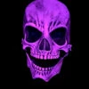 UV Glow Pink Skull Mask | Halloween | Accessories