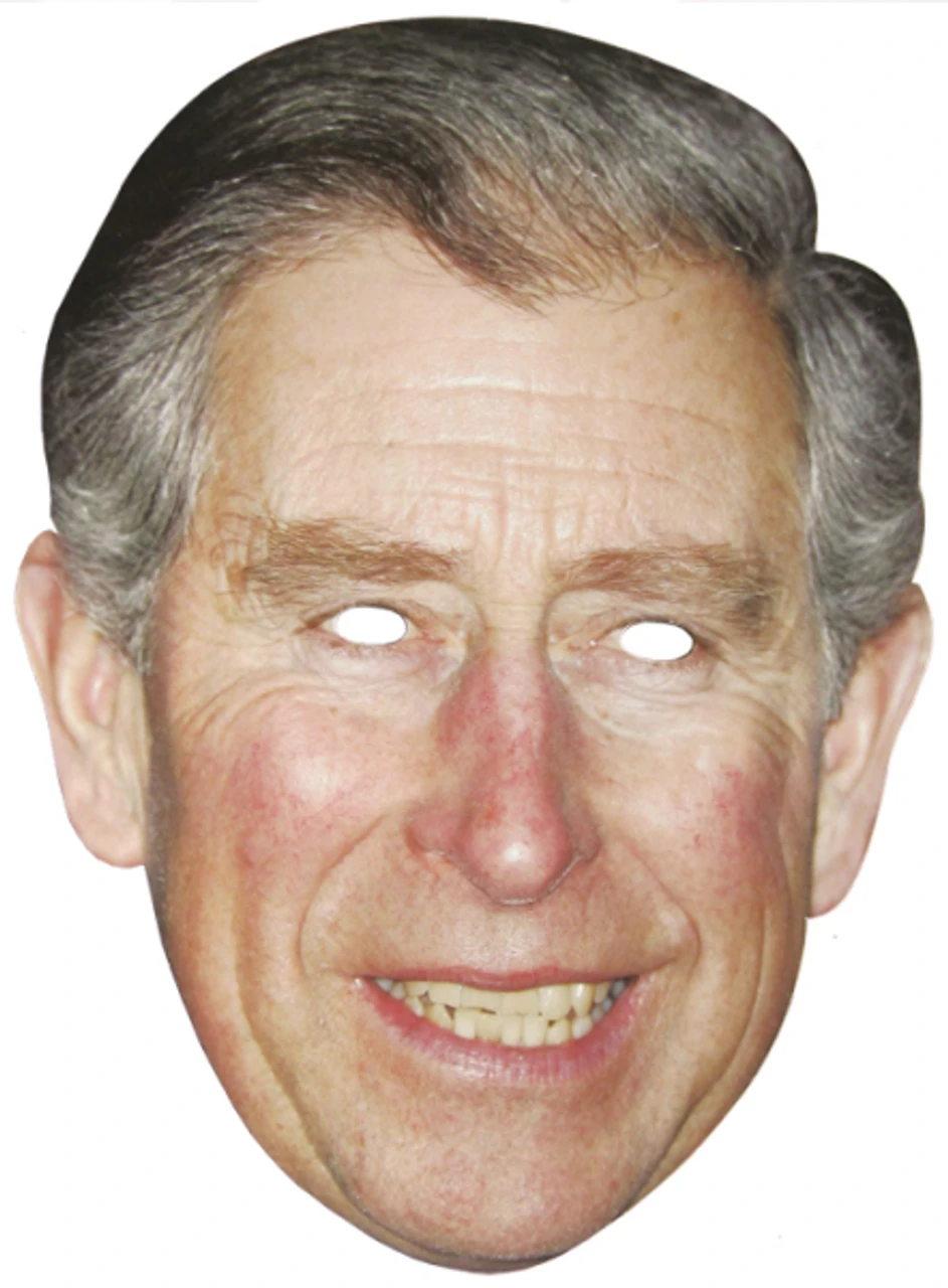 Prince Charles Paper Mask | Royal Family | Accessories 1 Prince Charles Paper Mask | Royal Family | Accessories