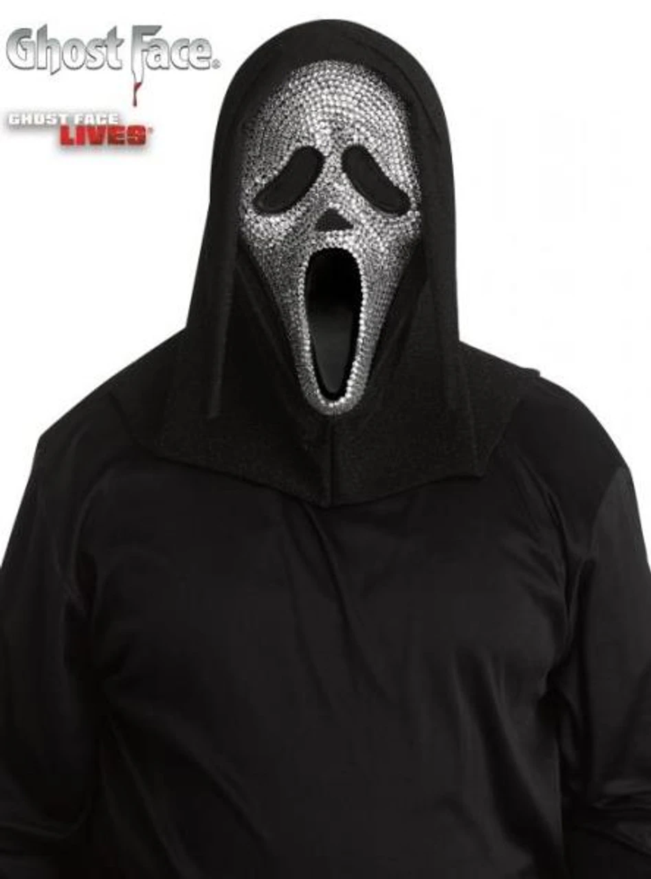 Scream Ghostface Crystal Bling Mask | Scream | Accessories 1 Scream Ghostface Crystal Bling Mask | Scream | Accessories