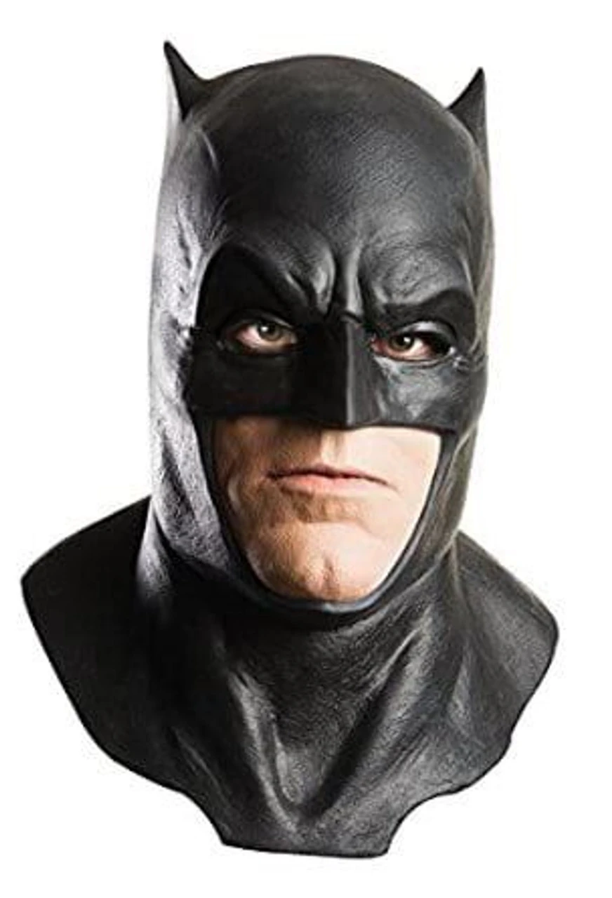 Latex Black Batman Costume Cowl | DC | Accessories 1 Latex Black Batman Costume Cowl | DC | Accessories