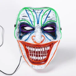 LED Male Clown Mask | Circus | Accessories