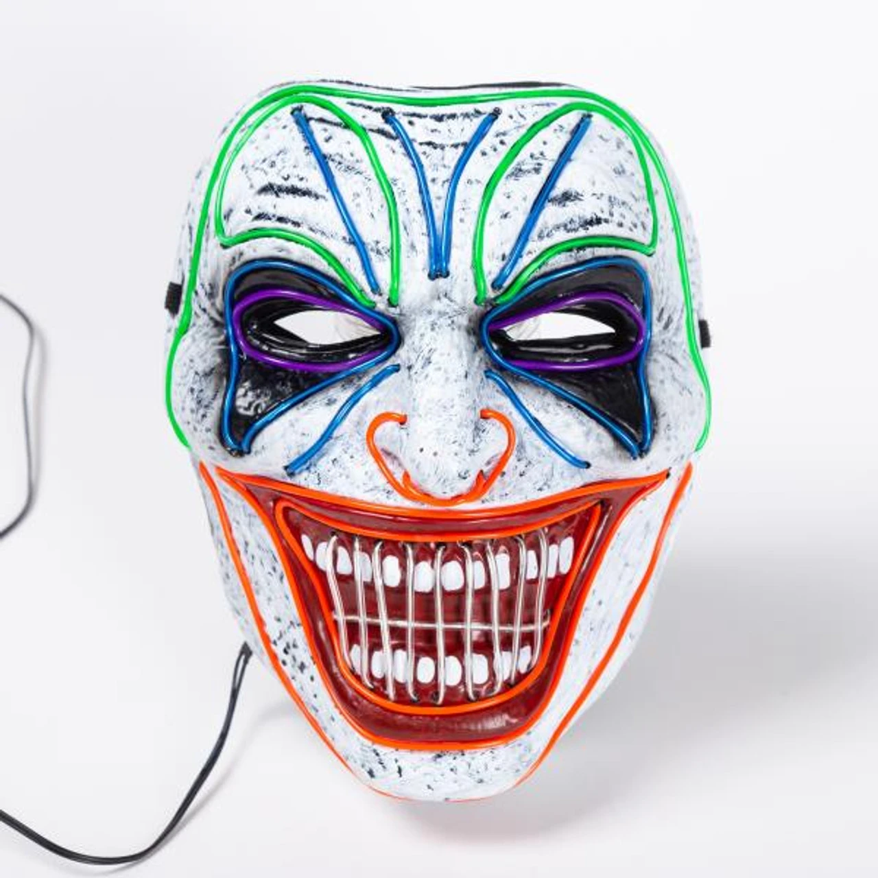 LED Male Clown Mask | Circus | Accessories 1 LED Male Clown Mask | Circus | Accessories
