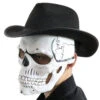 White Skull Mask With Movable Jaw | Halloween | Accessories