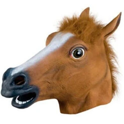 Brown Horse Latex Animal Mask | Animal Masks