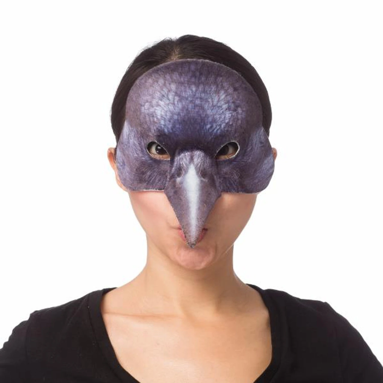 Crow Raven Sublimated Bird Mask | Animal Masks 1 Crow Raven Sublimated Bird Mask | Animal Masks