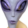 Grey And Purple Alien Latex Mask | Aliens | Sci-Fi Masks