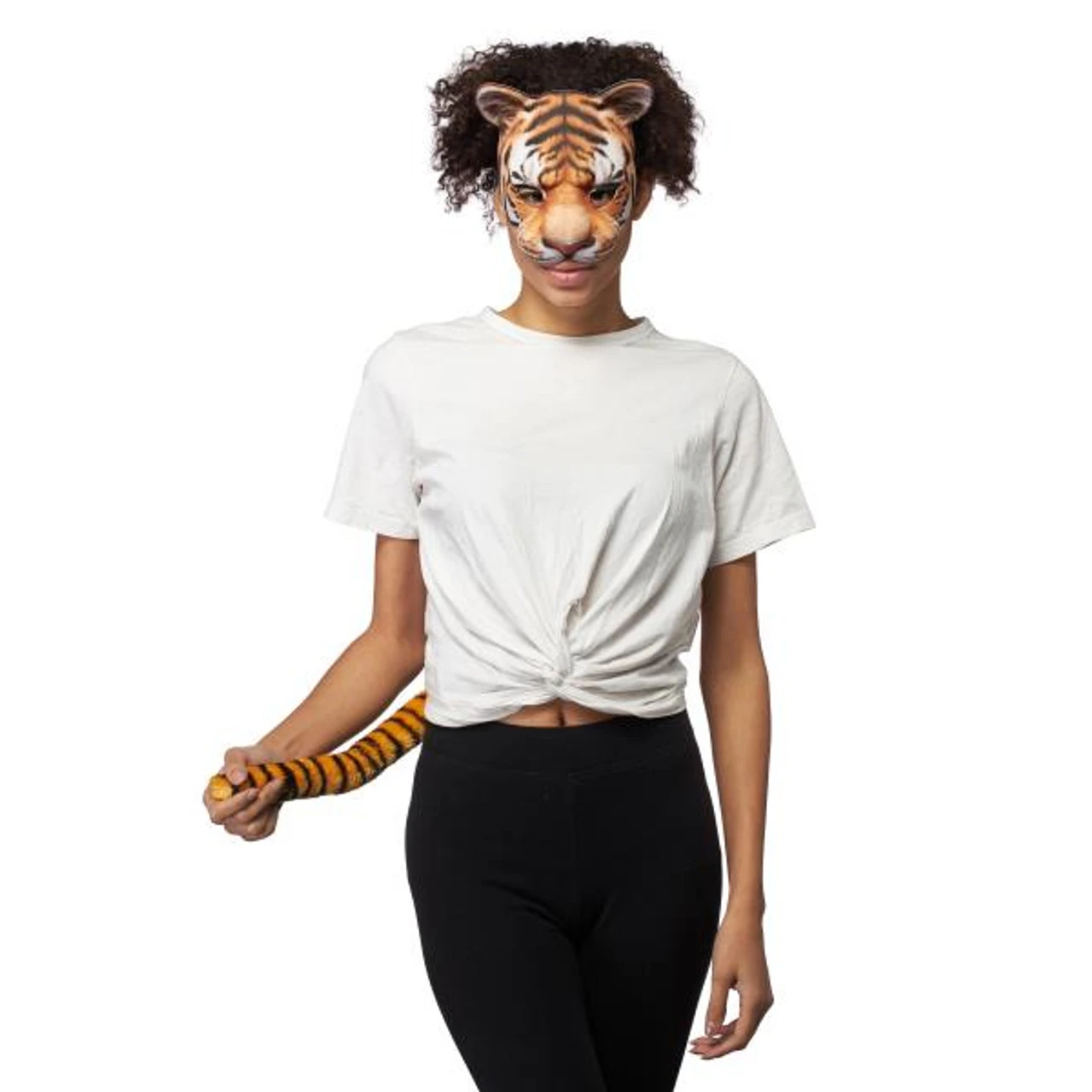 Tiger Mask And Plush Tail Set | Animal Masks 1 Tiger Mask And Plush Tail Set | Animal Masks