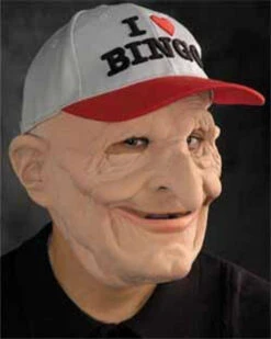 Benign Old Man Latex Mask With Bingo Hat | Zagone Studios | Accessories