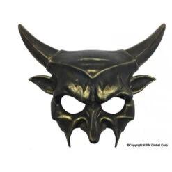 Gold Devil Mask | Masquerade | Accessories