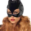Vinyl Catwomen Cat Bondage Mask | Character Masks