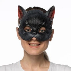 Black Cat Supersoft Animal Mask | Animal Masks