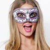 Day Of The Dead White Eye Mask | Day Of The Dead | Accessories