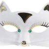 White Pantera Cat Mask | Masquerade | Accessories