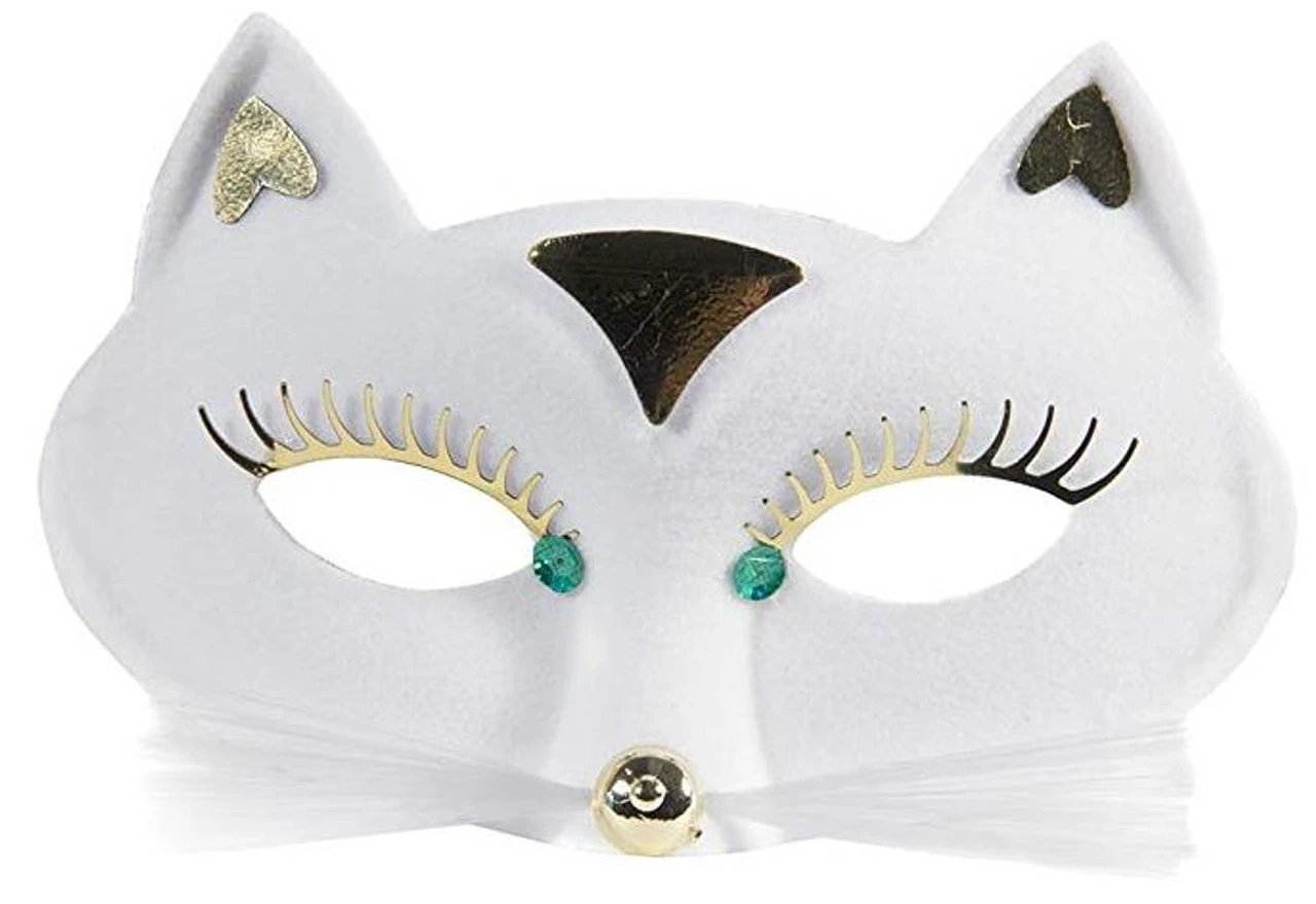 White Pantera Cat Mask | Masquerade | Accessories 1 White Pantera Cat Mask | Masquerade | Accessories