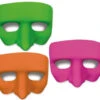 Gonzo Black Light Reactive Half Mask | Masquerade | Accessories